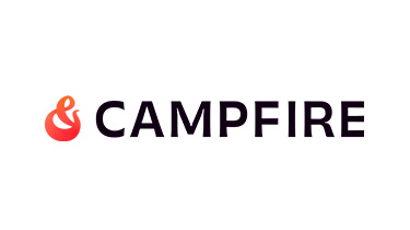 ロゴ：CAMPFIRE